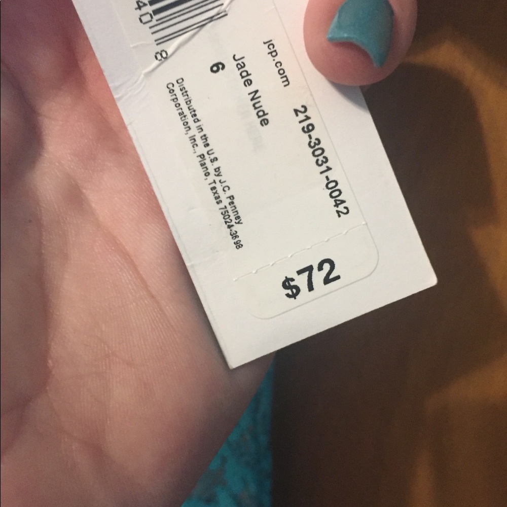 NWT Bisou Turquoise Lace Sheath Dress - Picture 5 of 5